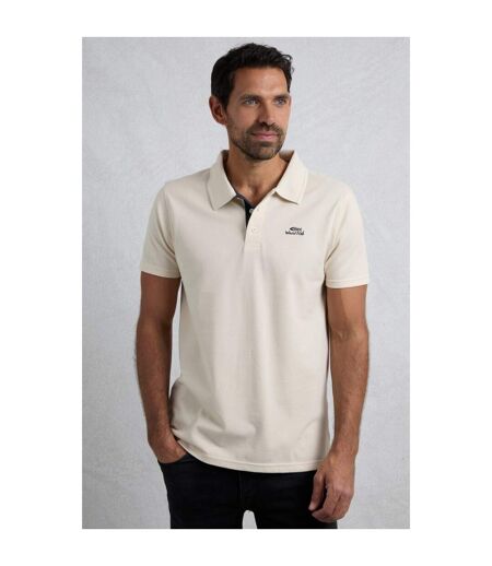 Mens Miles Pique Organic Polo Shirt String Weird Fish