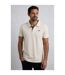 Mens Miles Pique Organic Polo Shirt String Weird Fish-1