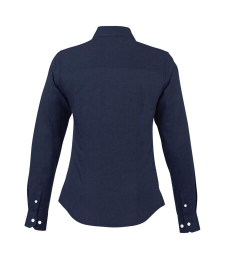 Elevate Vaillant Long Sleeve Ladies Shirt (Navy Blue) - UTPF1836