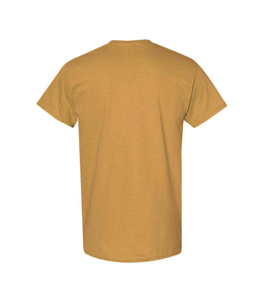 Lot De 5  T-shirts Manches Courtes Hommes Jaune Foncé Gildan-2