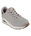 Baskets Uno Stand On Air Femme Beige Taupe Or Métallisé Skechers-1