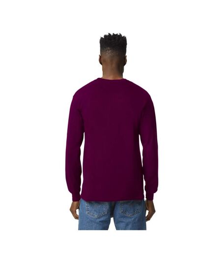 T-shirt Manches Longues Adulte Pourpre Gildan