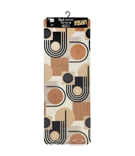 Tapis Déco Imprimé Rondipop 45x120cm Noir