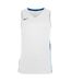 Mens Team V Neck Basketball Jersey White Royal Blue Nike-1