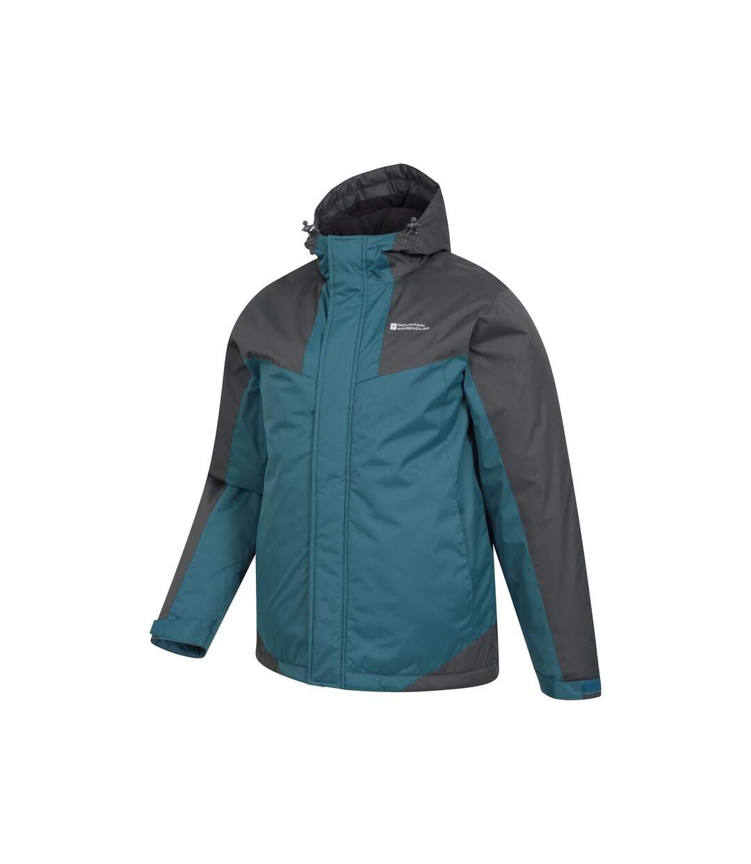 Blouson De Ski Dusk Homme Bleu Pétrole Noir Mountain Warehouse-3