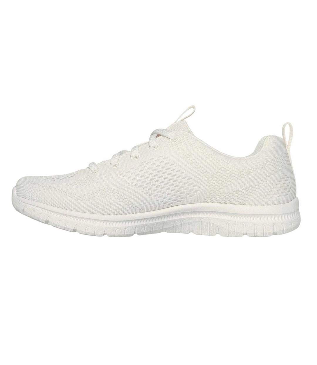 Baskets Femme Blanc Cassé Skechers-2
