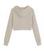 Veste À Capuche Femme Beige Miso-2