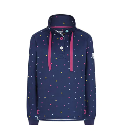 Sweat Motif/style À Pois Femme Lilas Foncé Lazy Jacks