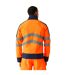 Professional Mens Hi-vis 3 Layer Soft Shell Jacket Black Orange Regatta-4