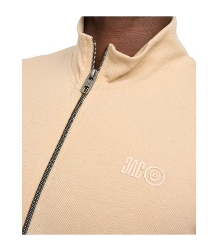 Mens hannings full zip top stone Duck and Cover