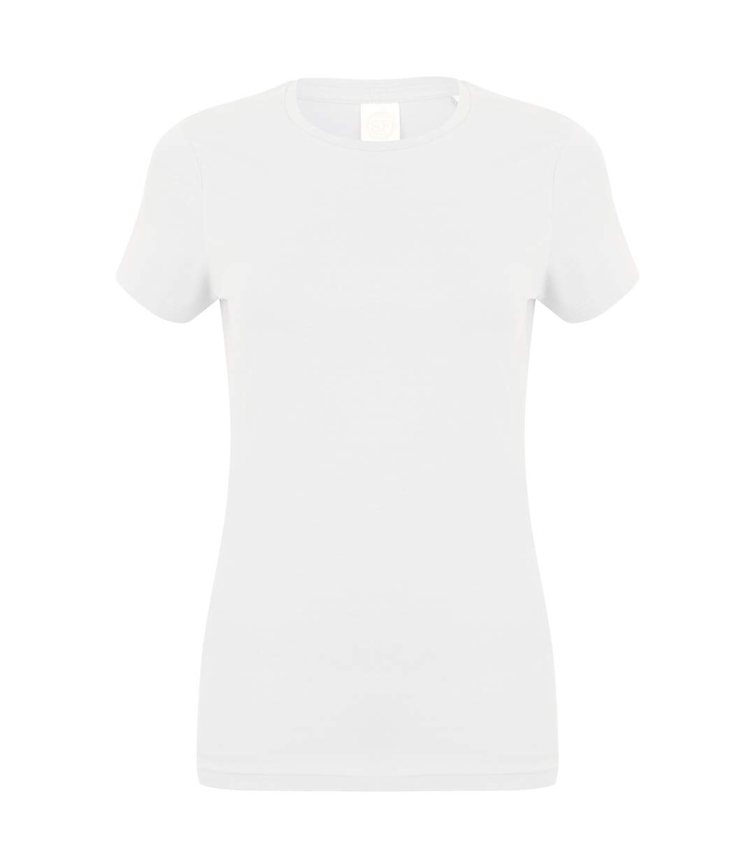 Feel good t-shirt étirable à manches courtes femme blanc Skinni Fit-1