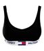 Womens/ladies Logo Bralette Black Tommy Hilfiger-1