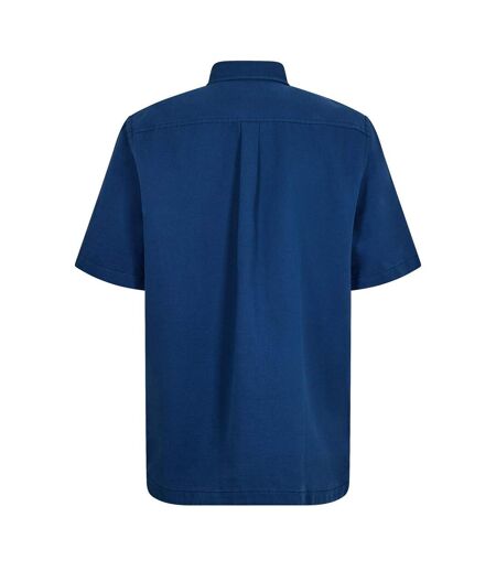 Mens Cotton Linen Overshirt Dark Denim Timberland
