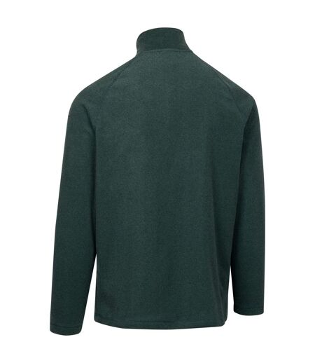 Mens keynote anti pilling 1/4 zip fleece top pine Trespass