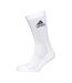 Lot De 3  Chaussettes Motif/style Logo Femme Gris Chiné Adidas-3