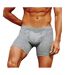 Fruit Of The Loom Mens Classic Boxer Shorts (Pack Of 2) (Light Grey Marl) - UTBC3358