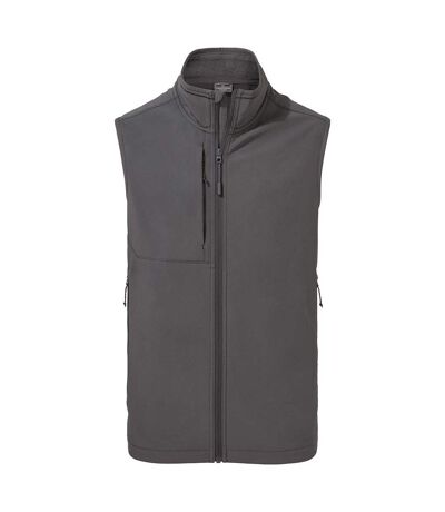 Mens expert basecamp softshell body warmer carbon grey Craghoppers