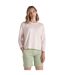 T-shirt Ample Manches Longues Motif/style À Rayures Kielder Femme Orange Foncé À Rayures Craghoppers-2