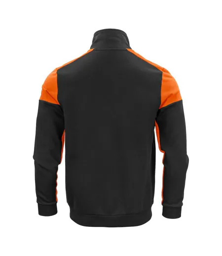 Mens Sweatshirt Black Orange Printer PRIME