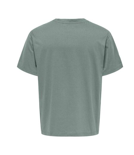 T-shirt vert d'eau homme only & sons chinois - l