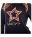Ensemble De Pyjama Long Motif/style Imprimé Léopard Femme Bleu Marine Marron Keanu-4