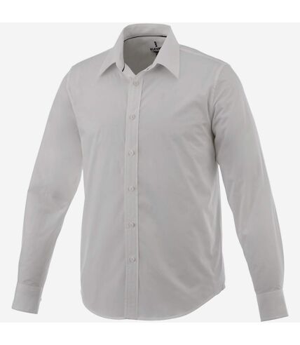 Elevate Mens Hamell Long Sleeve Shirt (White)