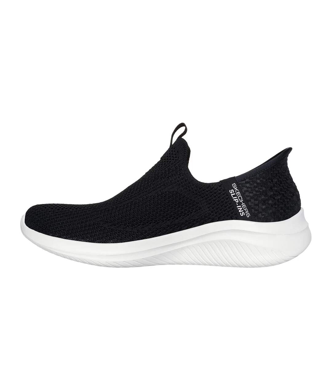 Womens/ladies Ultra Flex 3.0 Easy Win Trainers Black Skechers-2