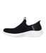 Womens/ladies Ultra Flex 3.0 Easy Win Trainers Black Skechers-2
