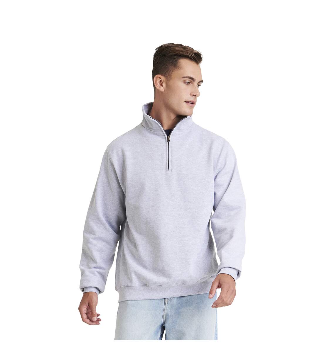 Sweat sophomore homme gris chiné Awdis