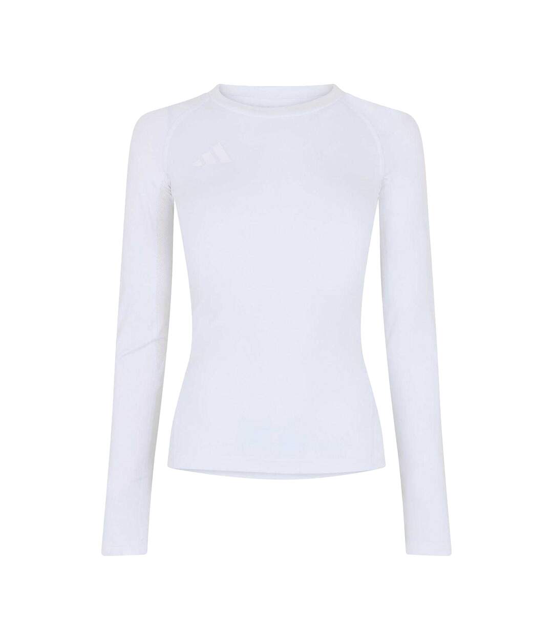 T-shirt Manches Longues Techfit Femme Blanc Adidas-1
