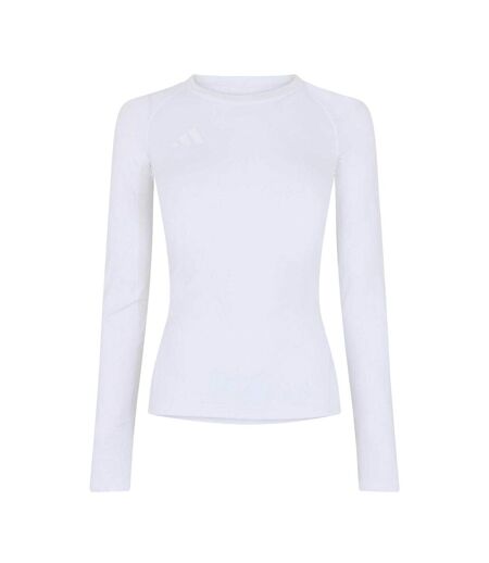 T-shirt Manches Longues Techfit Femme Blanc Adidas