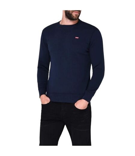 Mens Original Crew Neck Sweatshirt Dress Blue Levis