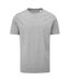 Unisex Adult Essential Organic Cotton T-shirt Heather Grey Melange Mantis-1