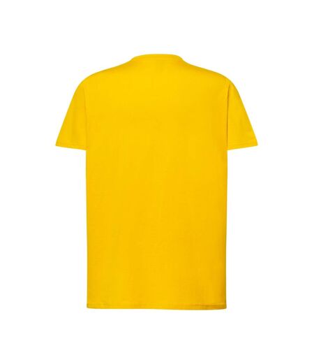 T-shirt Motif/style Uni Homme Moutarde Chiné JHK