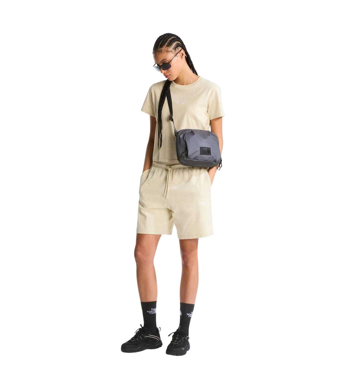 Womens/ladies Essential Lightweight Shorts Desert The North Face-1