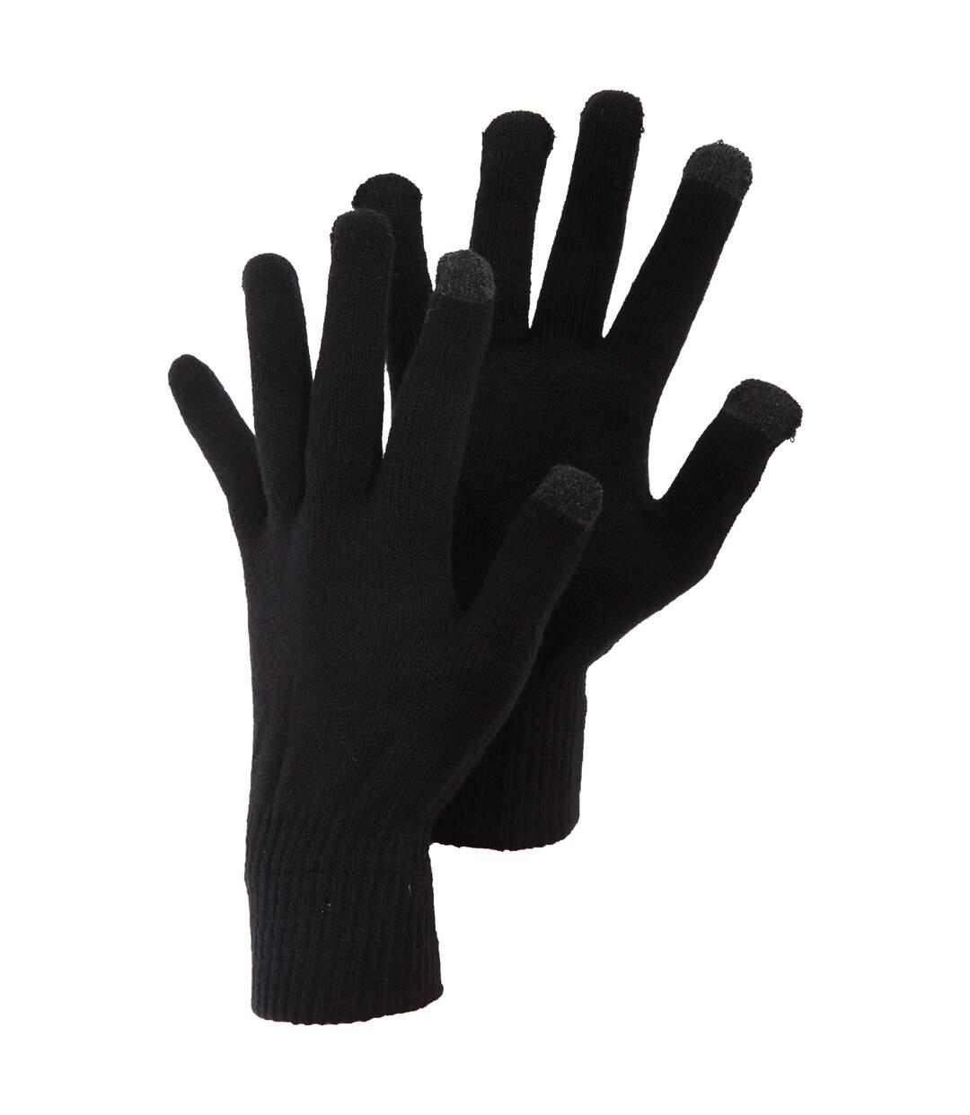 Gants magiques pour écrans tactiles iphone, ipad homme noir Universal Textiles-1