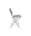 Lot de 4 Chaises de Jardin Elba 80cm Beige