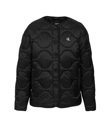 Veste matelassée noire femme calvin klein jeans insulated