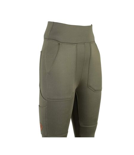 Womens/ladies Utility Leggings Olive Jack Pyke