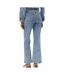Jean bleu femme morgan bouton bijoux - 34-2