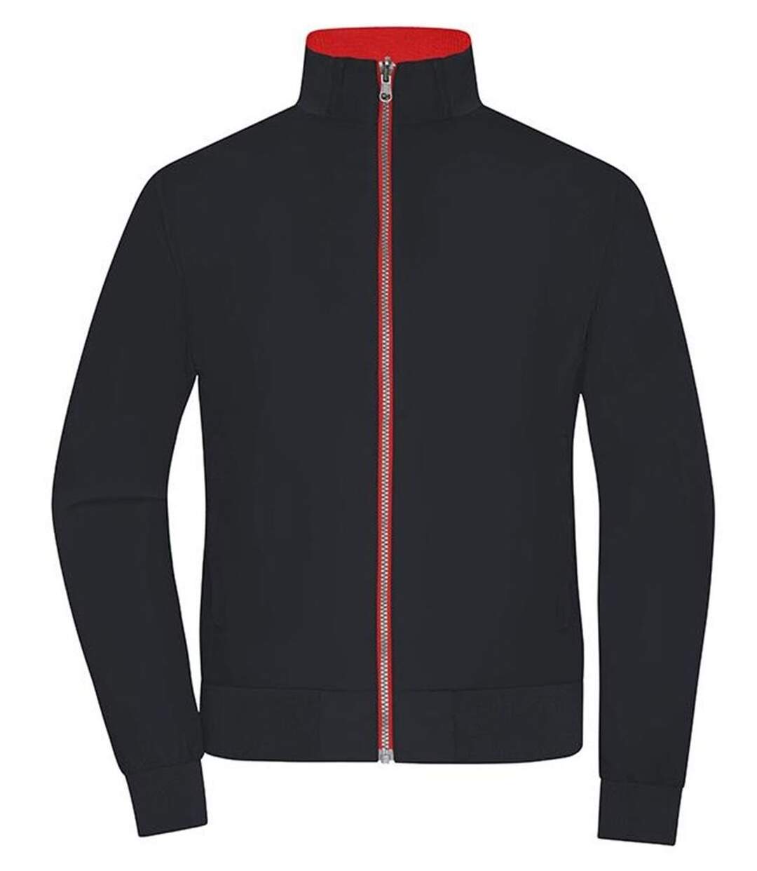 Veste légère réversible - Femme - JN1335 - rouge et noir-3