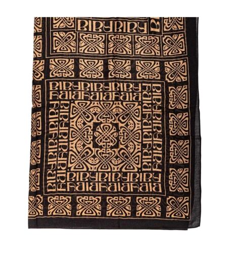 Blair Celtic Knots Scarf One Size Black Gold Biba