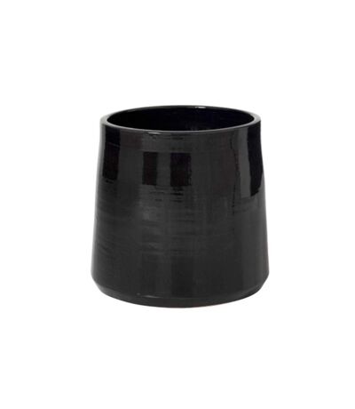 Cache Pot en Céramique Tolga 28cm Noir