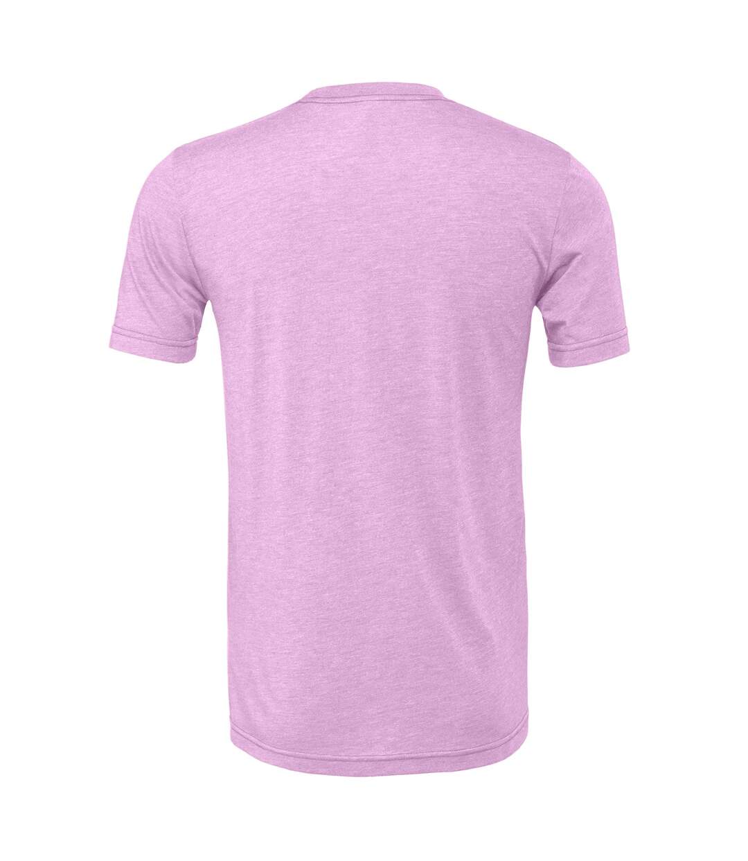 T-shirt adulte lilas chiné Bella + Canvas-1