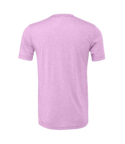 T-shirt adulte lilas chiné Bella + Canvas