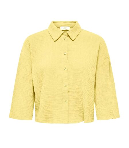 Chemise jaune femme jdy theis life 3/4
