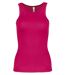 Débardeur de sport - Femme - PA442 - rose fuchsia