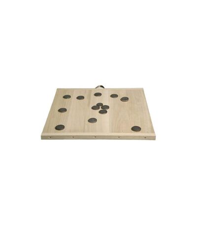 Jeu de Palets en Bois 70x70cm Beige