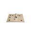 Jeu de Palets en Bois 70x70cm Beige-1