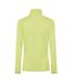 Womens/ladies Intense Half Zip Regular Sweatshirt Lemon Yellow Millet-2
